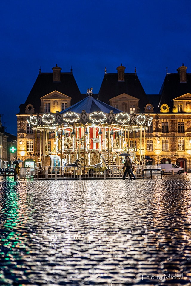 Le manège de la place ducale à Charleville Mézières dans les Ardennes